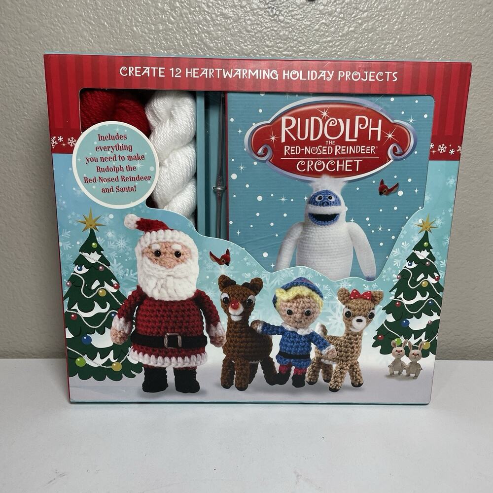 NEW Rudolph the Red-Nosed Reindeer & Santa Crochet Kit & More Thunder Bay